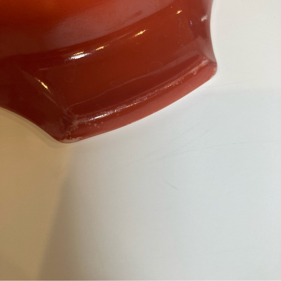 PYREX Cinderella Nesting Mixing Bowl Rust Golden Harvest Wheat #442 Vintage - Picture 9 of 10